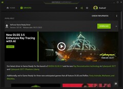 Nvidia GeForce Game Ready Driver 537.42 detalhes em GeForce Experience (Fonte: Próprio)