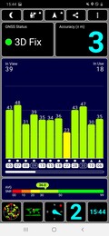 Teste de GPS ao ar livre