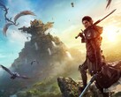 Arte promocional da expansão Final Fantasy XIV: Dawntrail. (Fonte da imagem: site oficial de Final Fantasy XIV)