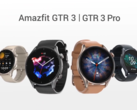 Os GTR 3 e 3 Pro. (Fonte: Amazfit)