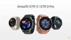 Os GTR 3 e 3 Pro. (Fonte: Amazfit)