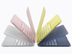 O MacBook Neo vem em várias opções de cores.