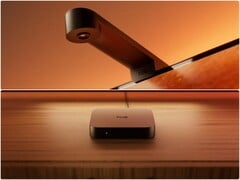 Philips Hue Play Screen Sync com câmera olho de peixe (parte superior) e Play HDMI sync box 4K (parte inferior).