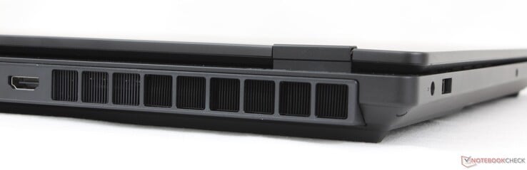 Traseira: USB-C com DisplayPort 1.4 + Power Delivery 3.1 (10 Gbps)
