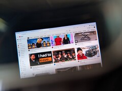 Visão de perto da tela projetada