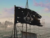 Arte de Assassins Creed Black Flag reapresentada