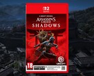A arte da caixa de Assassin's Creed Shadows Switch 2 é mostrada (Fonte da imagem: Auchan, Ubisoft com edições)