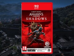 A arte da caixa de Assassin&#039;s Creed Shadows Switch 2 é mostrada (Fonte da imagem: Auchan, Ubisoft com edições)
