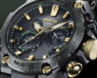 O Casio MRG-B2000RG-3A (foto) parece ter uma textura escovada, quase de pedra, nas bordas e parafusos sextavados visíveis. (Fonte da imagem: Great G-Shock World)