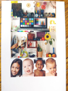 Inkwon Tag - Amostra de impressão de foto adesiva.