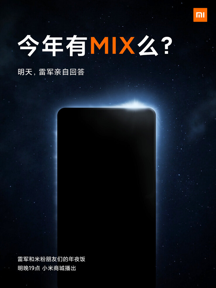"Haverá uma mistura este ano?". (Fonte da imagem: Xiaomi)