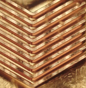 Termossifão da Noctua com canais em forma de V. (Fonte da imagem: Noctua on X)
