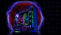 O Origin PC Big O V3 é uma máquina de jogo única com um PS5 e XSX. (Fonte de imagem: Origin)