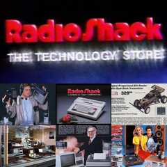 O RadioShack foi agora convertido em uma plataforma de moeda criptográfica. (Imagem: de volta à década de 1980)
