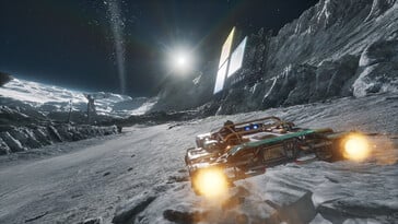 Na imagem: uma captura de tela da jogabilidade de STAR WARS: Galactic Racer.