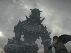Uma captura de tela do trailer da E3 de Shadow of the Colossus 2017 (fonte da imagem: PlayStation YT)