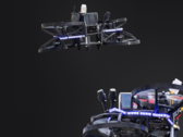 Equipados com impedimentos menos que letais, como buzinas de ar, poppers de ar e pistola de pimenta, os drones da CGA podem bombardear os agressores de várias maneiras. (Fonte da imagem: site da CGA)