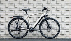 A bicicleta elétrica Decathlon Elops LD500E tem até 115 km (~71 milhas) de alcance assistencial. (Fonte da imagem: Decathlon)