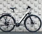 A bicicleta elétrica Decathlon Elops LD500E tem até 115 km (~71 milhas) de alcance assistencial. (Fonte da imagem: Decathlon)