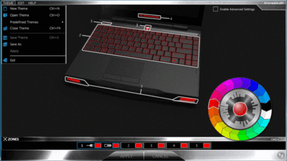...uma ótima opção para cada amante de efeitos de luz RGB por aí (Fonte de imagem: Notebookcheck)