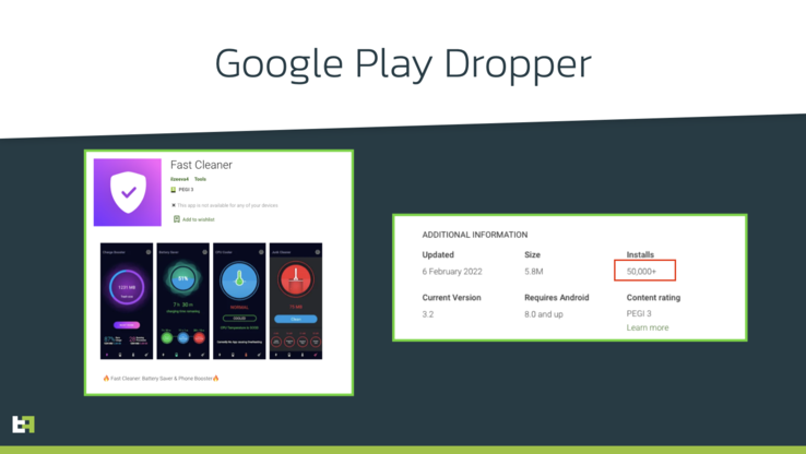 App na Loja do Google Play que distribui malware Xenomorph. (Fonte de imagem: ThreatFabric)