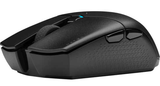 O Corsair Katar Pro Wireless é um mouse totalmente sem fio que se conecta via Wi-Fi ou Bluetooth. (Fonte da imagem: Corsair)