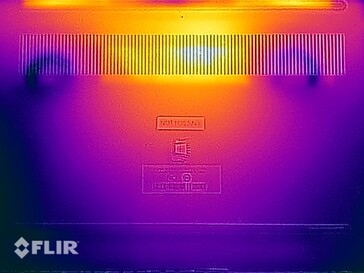 Teste de tensão de temperatura da superfície (fundo)