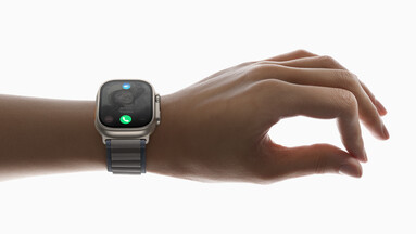 Apple Watch Ultra 2 - Gesto de toque duplo. (Fonte da imagem: Apple)