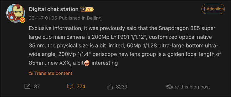 (Fonte da imagem: Digital Chat Station & Weibo)