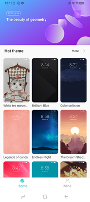 O aplicativo Themes. (Fonte da imagem: Sergey Tarasov - Notebookcheck)