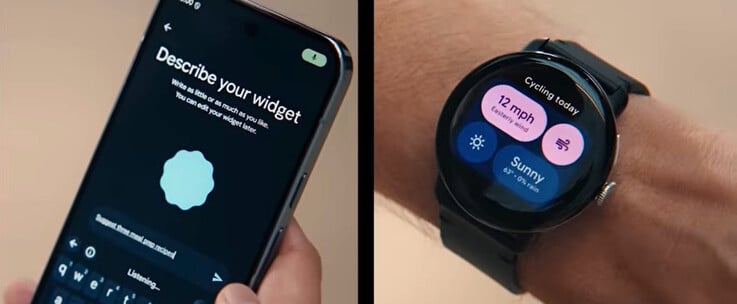 O Gemini Intelligence for Android pode criar widgets personalizados a partir de descrições faladas.