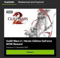 Guild Wars 2: Heroic Edition agora é uma recompensa do GeForce Now (Fonte: Own)