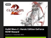 Guild Wars 2: Heroic Edition agora é uma recompensa do GeForce Now (Fonte: Own)