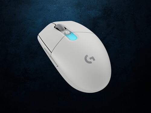 Rato para jogos Logitech G305 X Superlight, apresentado na cor branca