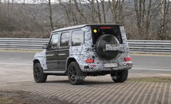 A Mercedes EQG não foi capaz de completar seu último teste de estresse sobre o infame Nordschleife (Imagem: Carspotter Jeroen)