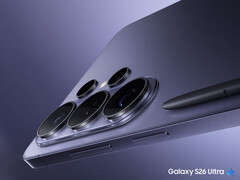 Mesmo com carregamento rápido de 60 W, o S26 Ultra carregará até 75% em 30 minutos. Na foto: uma imagem promocional do telefone que vazou.