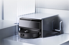 O mais recente aspirador de pó robô Roborock P10S Pro tem um dock inteligente ultrafino. (Fonte da imagem: Roborock)