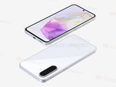 Acredita-se que o Galaxy A36 seja parecido com este. (Fonte da imagem: Giznext x OnLeaks)