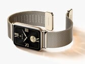 A Xiaomi anunciou oficialmente a Smart Band 10 Pro. Na foto: a versão milanesa dourada do smartwatch.