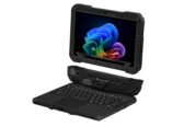O Panasonic Toughbook G3, com seu teclado destacável