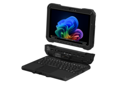 O Panasonic Toughbook G3, com seu teclado destacável