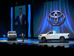 O conceito Toyota Hilux Revo BEV foi revelado em 2022. (Fonte da imagem: Toyota)