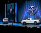 O conceito Toyota Hilux Revo BEV foi revelado em 2022. (Fonte da imagem: Toyota)
