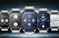 O Amazfit Pop 3S combina uma tela enorme com um design simples. (Fonte da imagem: Amazfit)