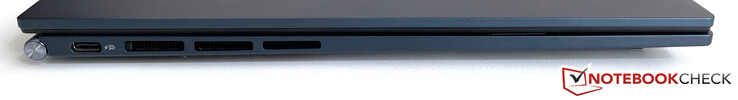 Esquerda: USB-C (3.2 Gen.2, Fornecimento de energia, DisplayPort 1.4)