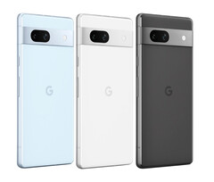O Pixel 7a deve estar disponível em geral em três cores, com uma quarta opção exclusiva da Google Store. (Fonte da imagem: WinFuture)