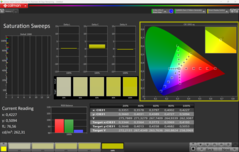 CalMAN saturação calibrada