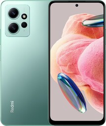 Redmi Note 12 em verde menta