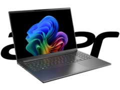 As variantes Intel e AMD para os laptops Aspire 16 AI apresentam painéis OLED WUXGA+ de até 16 polegadas, enquanto as variantes Qualcomm optam por telas LCD WUXGA. (Fonte da imagem: Acer - Editado)