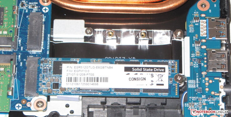O G5 pode acomodar dois M.2 SSDs.